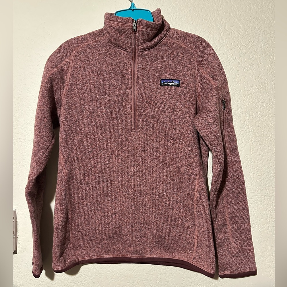 Patagonia Better Sweater Quarter Zip Pullover Kipi Pink Sz Small